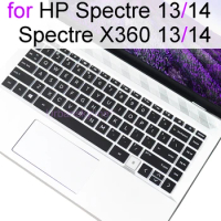 Keyboard Cover for HP Spectre x360 14 14-eu 14-ef 14-ea 13 13-aw 13-ap 13-ak 13-af ae 13t 14t folio Silicone Protector Skin Case