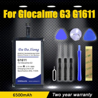 DaDaXiong High Quality 6500mAh New Battery For Glocalme G3 G1611 + Kit Tools