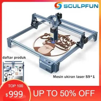 SCULPFUN S9 Mesin Laser Cutting Laser Engraver 0.01mm High Precision 5.5W Diode Laser Mesin Ukiran D