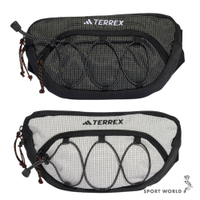 Adidas 腰包 斜背小包 TERREX 防潑水 黑/白【運動世界】JJ1480/JD3433