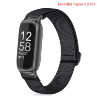 Elastic Nylon Band For Fitbit Inspire HR Sports Braided Solo Wrist Strap Loop For Fitbit Inspire 3 2 Bracelet Replacement