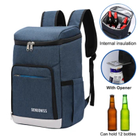 Suitable Picnic Cooler Backpack Thickened Waterproof Large Capacity Thermal Bag Food Drink Fresh Keeping Thermal Insulated Bag