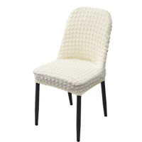 Thickened Seersucker Curved Chair Cover Household Chair Cover Chair Cover