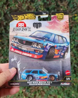 diecast Hotwheels premium ronin run II series versi 1 mad mike mazda rx-3 wagon remorque