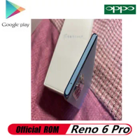 DHL Fast Delivery Oppo Reno 6 Pro 5G Cell Phone 6.55" 90HZ Face ID Screen Fingerprint 64.0MP 65W Charger Dimensity 1200 NFC OTA