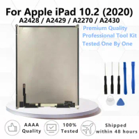 10.2" Tested LCD Screen Panel For Apple iPad 10.2 (2020) A2428/ A2429/A2270/A2430 Generation Tablet LCD Replacement Part