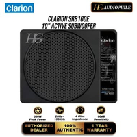 Clarion SRB100E Active Subwoofer 10" Inch Ultra Thin Sub Kolong Aktif Official Warranty