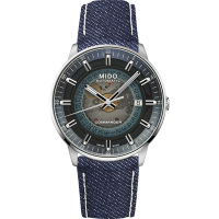 MIDO 美度錶 官方授權 Commander單寧漸層機械腕錶-藍(M0214071841100)/40mm