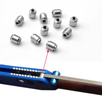 10pcs 416 Stainless Steel Knife Blade Stop Pin Part Shaft Screw for Benchmade Bugout 535 Knives DIY Making Accessories Parts CNC