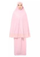 SITI KHADIJAH Siti Khadijah Telekung Signature Lunara in Blush Pink