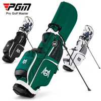 PGM Green Golf Bracket Bag for Men and Women Nylon Golf Carry Stand Bags with 2 Covers Large Capacity Rack Bag