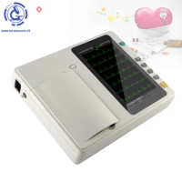 LCD Display Digital Portable ECG/EKG Machine electroca Portable ECG EKG Machine Electrocardiograph Monitor