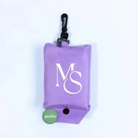 CUSTOM TAS BELANJA LIPAT SABLON LOGO NAMA/TAS LIPAT HOOK MEDIUM POCHES Lavender