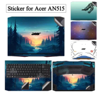 Pre-Cut Vinyl Printed Decal Sticker Film for 2022 Acer Nitro 5 Gaming Notebook AN515 58 57 56 55 54 53 52 51 45 44 42 AN517