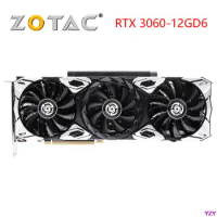 Used ZOTAC GeForce RTX 3060-12GD6 TianQI OC Graphic Cards RTX3060 12GB GPU For nVIDIA Video Card RTX 3060 12G rtx 3060 video