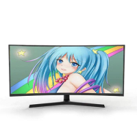 34 inch Wqhd 3440x1440 Resolution 100hz widescreen Gaming curved lcd PC monitor