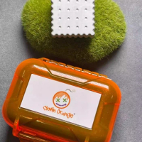 Second-hand EDC Clown Orange White carbon quartz soda biscuits Slider PUSH EDC Adult Decompression Fidget Toy