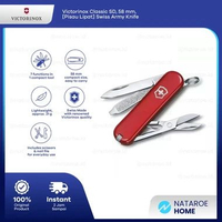 Victorinox Classic SD, 58 mm, [Pisau Lipat] Swiss Army Knife Style Icon
