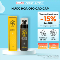 Nước hoa ô tô cao cấp dạng xịt Focar chống nấm mốc chông say xe hương liệu thiên nhiên thơm dịu nhẹ 