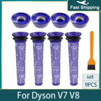 Pre-Filters HEPA Post-Filters Replacements for Dyson V8 and V7 absolute Cordless Vacuum Cleaners Filter for Dyson 7 8
