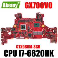GX700VO Notebook Mainboard For Asus ROG G701VO GX700V GX700 Laptop Motherboard CPU I7-6820HK GPU GTX980M 8GB 100% tested work