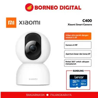 Xiaomi CCTV C400 Smart Camera IP CAM Mi Kamera CCTV 4MP 2.5K 360° Smart IP Camera CCTV Unit Only