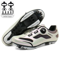 Professional Speed Cycling Shoes Men's Outdoor Sports Non-slip Cross-country MTB Bike Shoes Women's Self-locking Road Bike Shoes