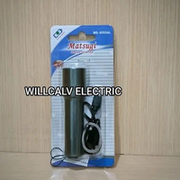 Senter tangan Zoom LED MATSUGI MG-8353AL 5W daya isi ulang cas Body Aluminium putih super terang