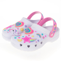 【SKECHERS】女童涼拖鞋系列燈鞋 HEART CHARMER(308406LWMLT)