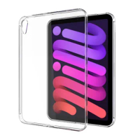 For iPad Mini 6 Case Ultra Thin Transparent Protective Case for iPad Mini 5/4 Soft Silicone Cover for 8.3/7.9 2021 2019 Funda