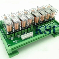 8-way relay module multi-channel solid state relay plc amplifier board 16A DC 24V DC 12V NPN/PNP