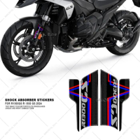 Shock Absorber Stickers For BMW R1300G R 1300 GS Triple Black 2023 2024 Motorcycle Accessories 3D Epoxy Resin Protection Sticker