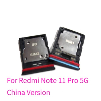 50PCS For Xiaomi Redmi Note 11 Pro 5G China Version SIM Card Tray Slot Holder Adapter Socket