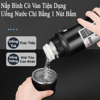 Bình giữ nhiệt TAMIDI, Dung tích 600-1000ml inox 304 tốt,giữ nhiệt nóng lạnh, nắp inox làm cốc-BTC06