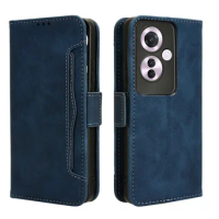 Reno11 F 11 Pro 5G Luxury Leather Case for OPPO Reno 11F Flip Cover Magnet Card Portable Book Funda Reno 11 Pro Case Capa Wallet