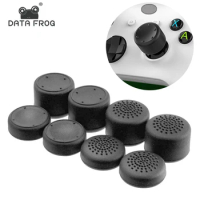 DATA FROG 8pcs Controller Silicone Analog Thumb Stick Grip Cap for Xbox One/S/Series X S/PS5/PS4/Switch Pro Gamepad Replacement