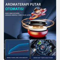 Parfum Mobil Tahan Lama Pewangi Car Energi Matahari Bola Krystal Termurah Rotasi Otomatis Bahan Alum