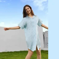 Sorella Loungewear Aqua Blossom N35-NE3084 Turquoise International - M