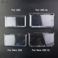 JCD In Bulk Plastic Clear Crystal Protective Hard Shell Skin Case Cover For 3DS New 3DS XL LL NDSL NDSI XL LL Console