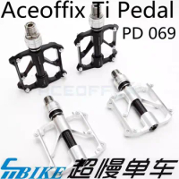 Aceoffix PD069 3 Bearings Titanium Alloy Shaft For Brompton Aluminum Alloy Quick Release Pedal