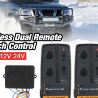 72W Switch Controller Universal for Jeep Off-road ATV Trailer 2.4G 12V 24V Wireless Remote Control Recovery Kit Electric Winch