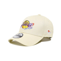 【NEW ERA】棒球帽 Tint Brush NBA 米白 940帽型 可調帽圍 洛杉磯湖人 LAL 老帽 帽子(NE14440945)