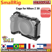 SmallRig Z 30 Cage for Nikon Z 30,Aluminum Alloy Cage with Cold Shoe Mount for Microphone and LED Light for Vlogging 3858