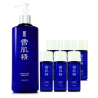 【KOSE 高絲】雪肌精化妝水500ml-限量版 - 贈雪肌精淨透潔顏油33ml*6(正統公司貨)
