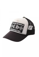 Chrome Hearts Pre-Loved Chrome Hearts TRUCKER CAP CH HOLLYWOOD cap Nylon black white