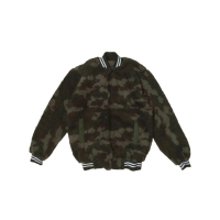 JAKET SHERPA ARMY VARSITY