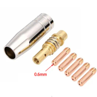Tip Holder MIG Welding Nozzle Protective Nozzle Conductive Consumables MB15 15AK 7PC Accessories For Mitech Chiry