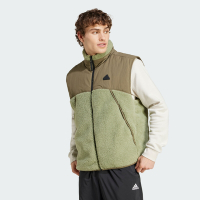 adidas 愛迪達 背心 男 運動 保暖 CITY ESCAPE V 綠 IZ4659