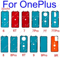 2Pcs Back Battery Cover Adhesive For Oneplus 6 6T 7 7T 8 8T 9 10 Pro 9R 9RT 10T Nord 2 Rear Door Housing Cover Adhesive Sticker