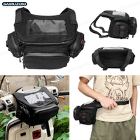 [SAMUZOKI]Motorcycle Handlebar Bag Fuel Tank Bag Windscreen Bag Mobile Phone Touch Screen Earphone Bag for vespa gts300 tmax 560 530 xmax